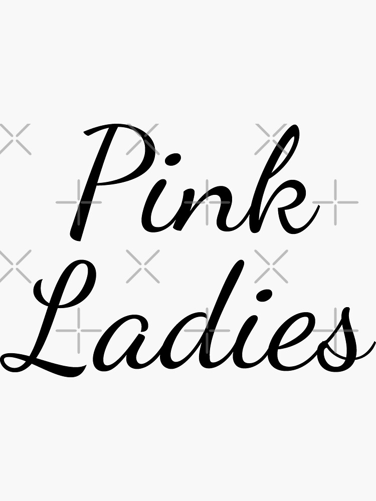 "Pink Ladies" Sticker for Sale by Redbubble
