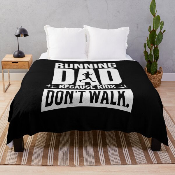 Item preview, Running Dad - Because Kids Don’t Walk designed and sold by InspireHubWear.