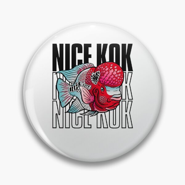 Item preview, Nice Kok Funny Flowerhorn Cichlid Fish Keeper designed and sold by JRRTs.