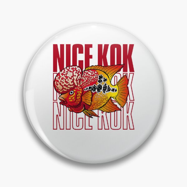 Item preview, Nice Kok Funny Flowerhorn Cichlid Fish Keeper designed and sold by JRRTs.