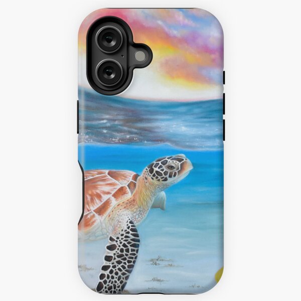 Vista previa del artículo con la obra «Tortuga marina pastel suave», diseñado y vendido por CharlotteJade.