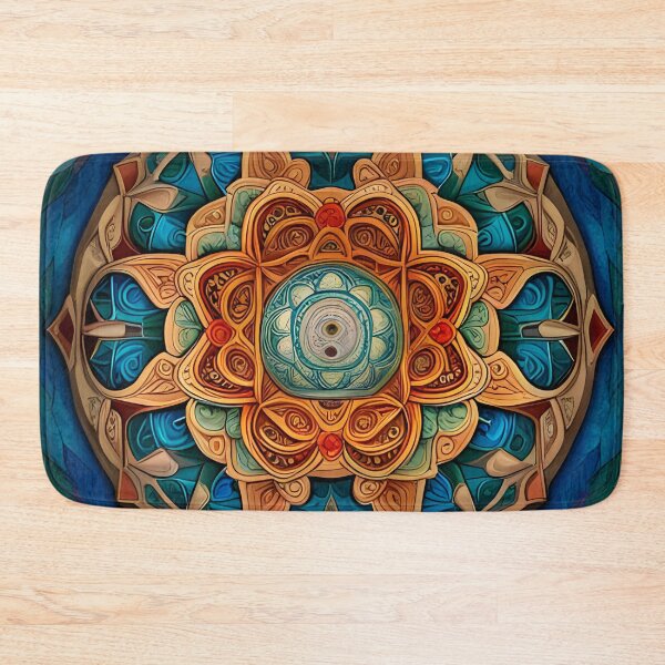 Item preview, Multicolor Indu Mandala designed and sold by MandalasShops.