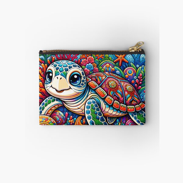 Item preview, Cute and Happy Sea Turtle Vacation Style Summer Time designed and sold by AnalajiaDesigns.