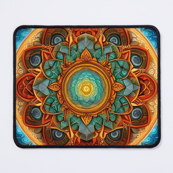 Item preview, Multicolor Indu Mandala designed and sold by MandalasShops.