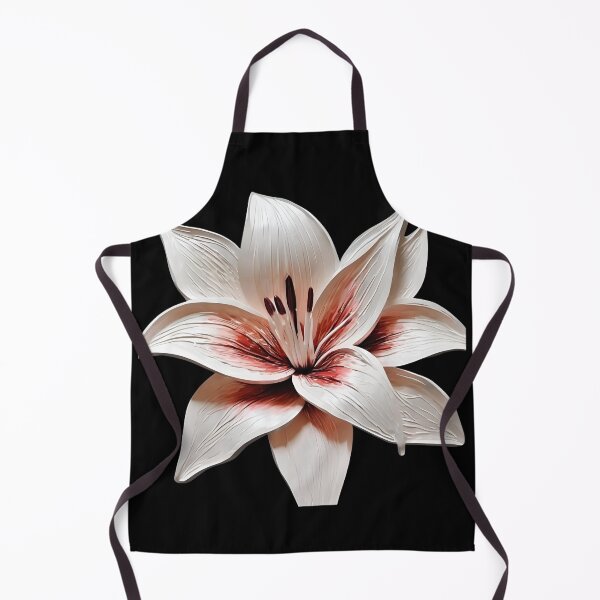 Item preview, Big white Lily watercolor flower designed and sold by AKRE R.
