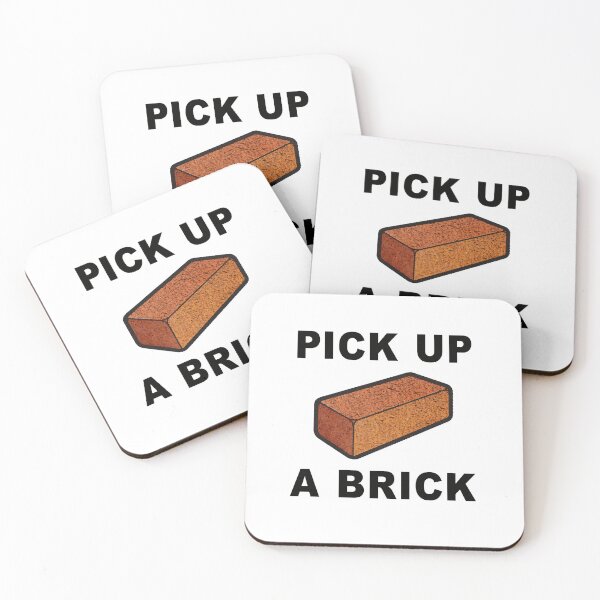 Item preview, Pick Up a Brick designed and sold by UnclePickle.