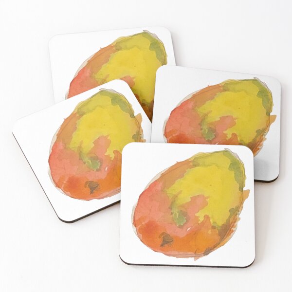 Item preview, watercolor mango designed and sold by Skaetlett.