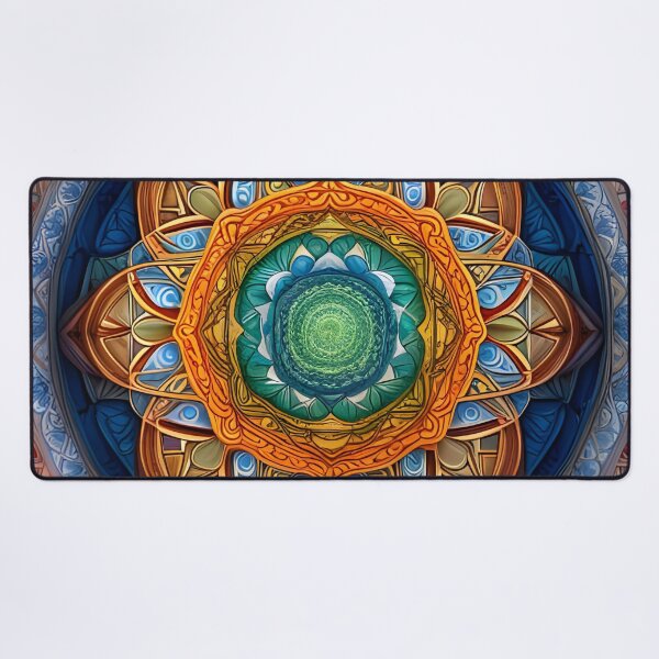Item preview, Multicolor Indu Mandala designed and sold by MandalasShops.