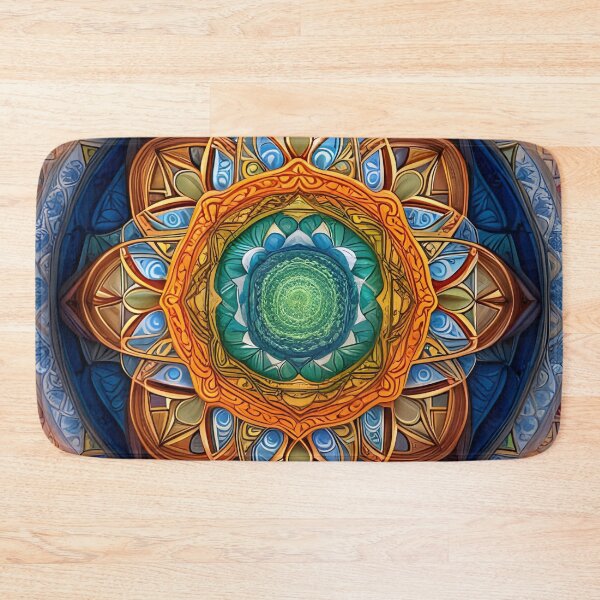 Item preview, Multicolor Indu Mandala designed and sold by MandalasShops.