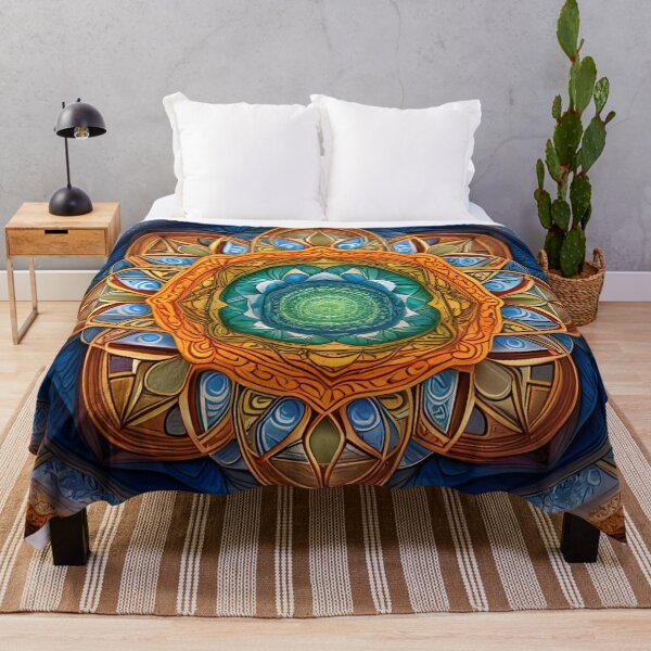 Item preview, Multicolor Indu Mandala designed and sold by MandalasShops.