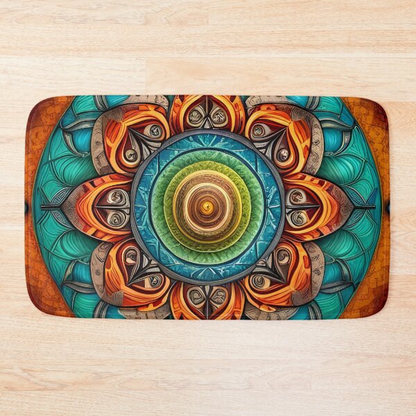 Item preview, Multicolor Indu Mandala designed and sold by MandalasShops.