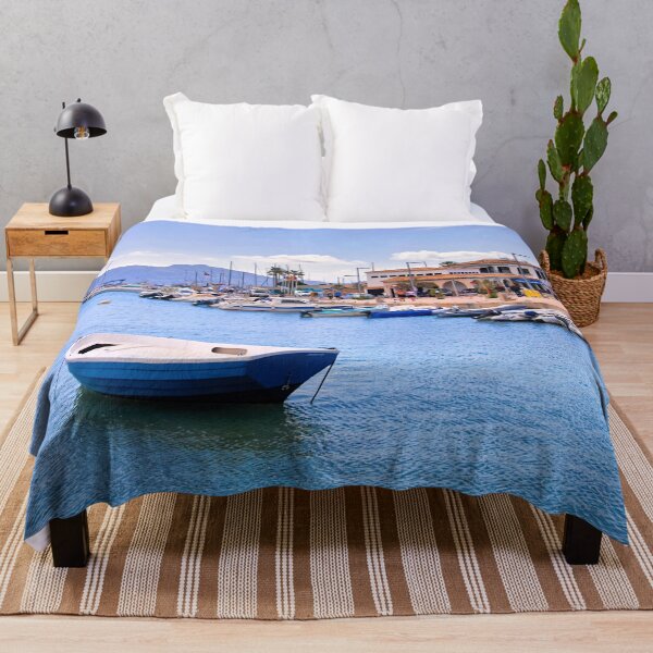 Item preview, Blue Dinghy in Puerto Pollensa designed and sold by Violaman.