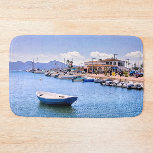 Item preview, Blue Dinghy in Puerto Pollensa designed and sold by Violaman.