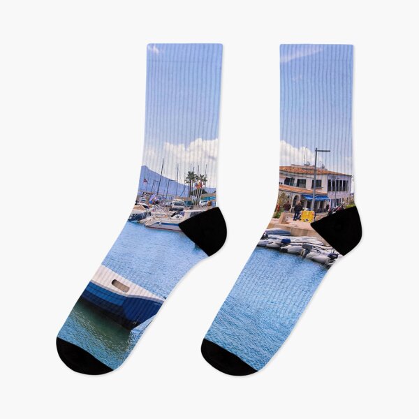 Item preview, Blue Dinghy in Puerto Pollensa designed and sold by Violaman.