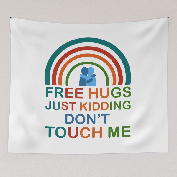 Item preview, Abrazos gratis Es broma, no me toques designed and sold by Rami Khalifah.