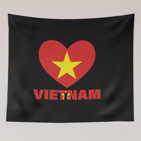 Item preview, Vietnam Flag Map Hanoi designed and sold by AnimalsDH305.