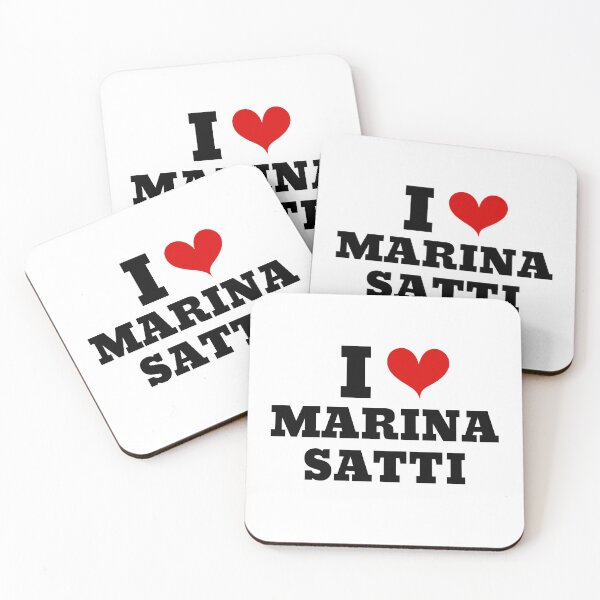 Item preview, I Love Marina Satti designed and sold by humnoo.