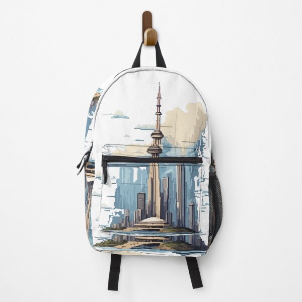 Item preview, CN Tower in 8bit Graphics designed and sold by LeftImpressed.