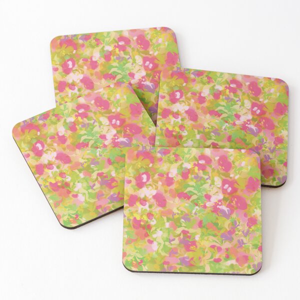 Item preview, Summerfield, an abstract painting of a flowerfield designed and sold by marina63.