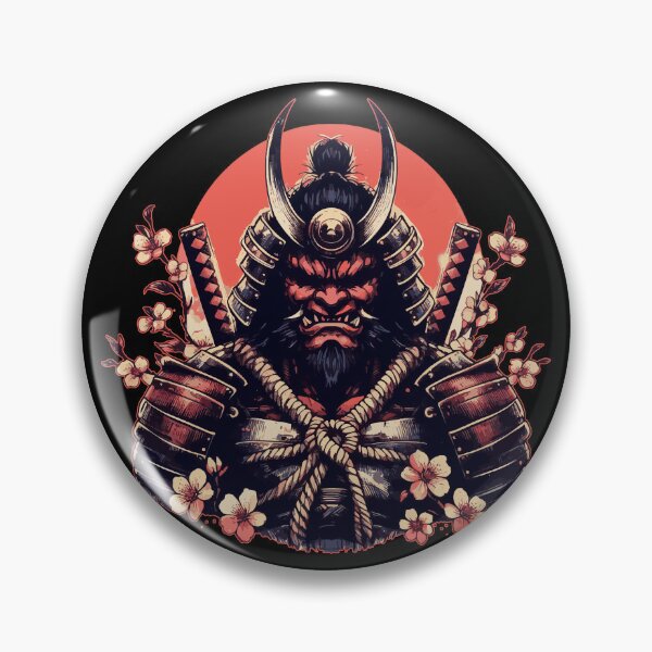 Item preview, Samurai Oni Japanese Demon Ogre designed and sold by TomFrontierArt.