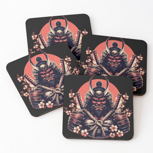 Item preview, Samurai Oni Japanese Demon Ogre designed and sold by TomFrontierArt.