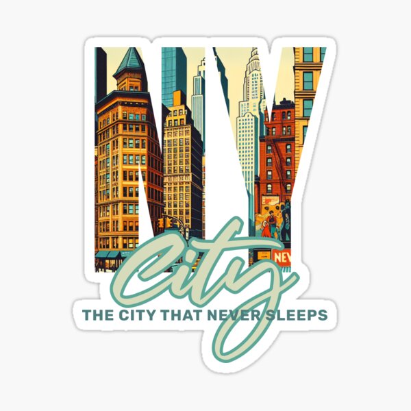 Item preview, New York City Shirt Souvenir Gift NYC T-shirt designed and sold by MandRCreations.
