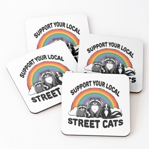 Item preview, Support Your Local Street Cat T designed and sold by CanvaSnap ⭐⭐⭐⭐⭐.