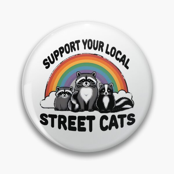 Item preview, Support Your Local Street Cat T designed and sold by CanvaSnap ⭐⭐⭐⭐⭐.