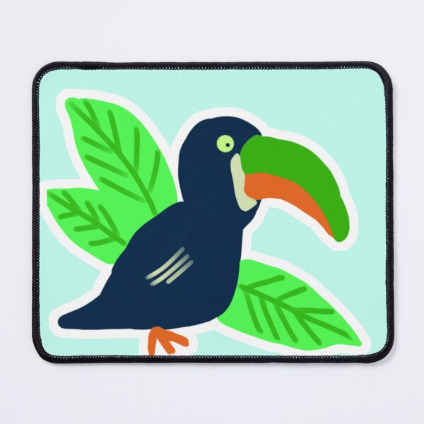 Item preview, Tropical Toucan and Leaves designed and sold by DanielleGensler.