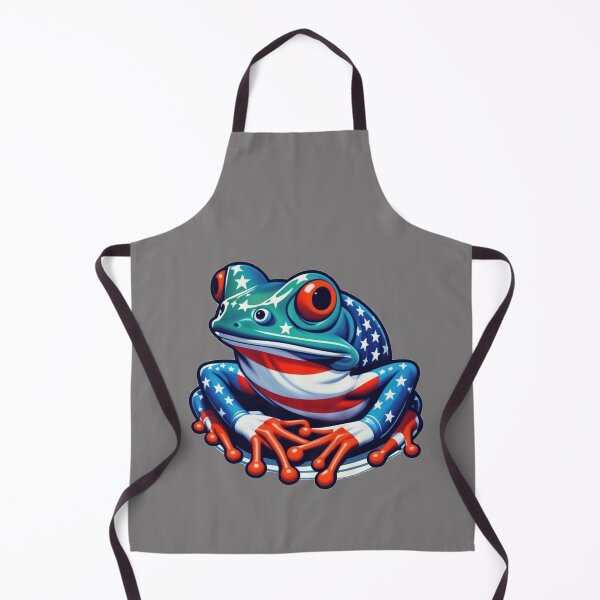 Artikelvorschau, schreiender Frosch - USA-Flaggenfarben entworfen und verkauft von Bukhisz.