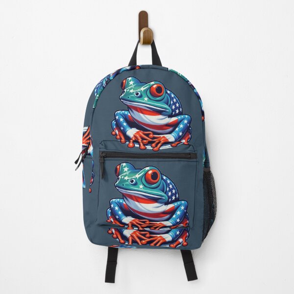 Item preview, screaming froggy frog - USA flag colors designed and sold by Bukhisz.