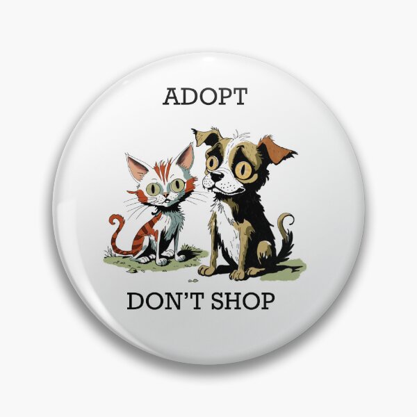 Item preview, Adopt, don’t shop designed and sold by SimoesArtistry.