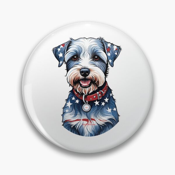 Item preview, Patriotic Tatted Schnoodle designed and sold by TattedWolf.