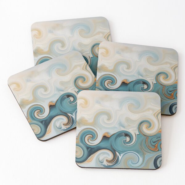 Item preview, Ocean Waves Abstract 74 designed and sold by artbylucie.