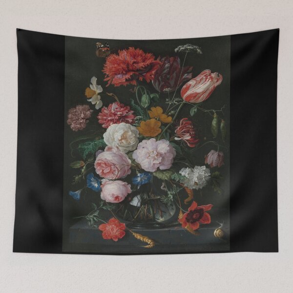Item preview, Flowers in a Glass Vase designed and sold by Lacasadellora.