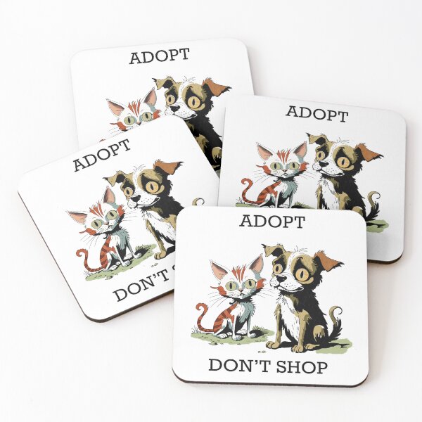 Item preview, Adopt, don’t shop designed and sold by SimoesArtistry.