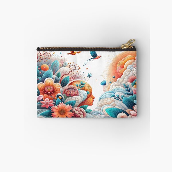 Item preview, Vibrant Bird and Floral Illustration for Stunning Bedding designed and sold by Ulykit.