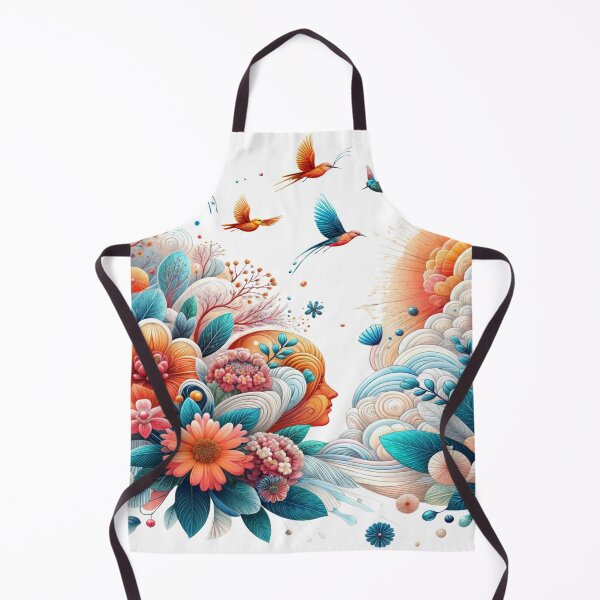 Item preview, Vibrant Bird and Floral Illustration for Stunning Bedding designed and sold by Ulykit.