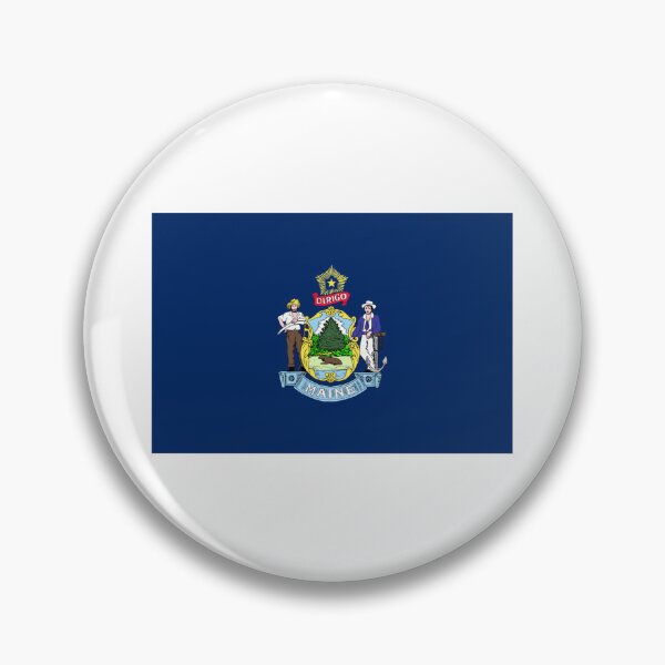 Item preview, Maine State Flag designed and sold by US States Merch.