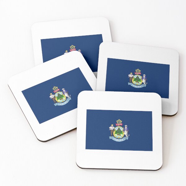 Item preview, Maine State Flag designed and sold by US States Merch.