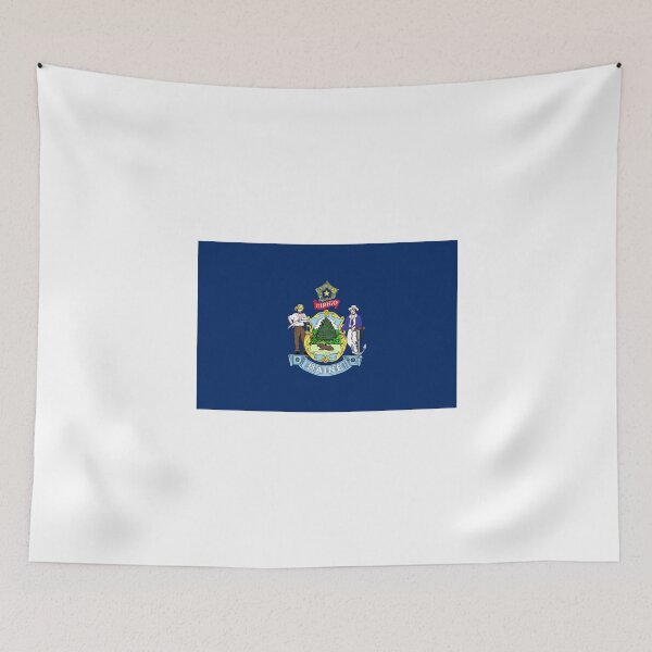 Item preview, Maine State Flag designed and sold by US States Merch.