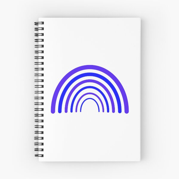 Item preview, Blue and purple organic rainbow  designed and sold by Inspirationmotivation.