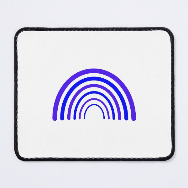 Item preview, Blue and purple organic rainbow designed and sold by Inspirationmotivation.