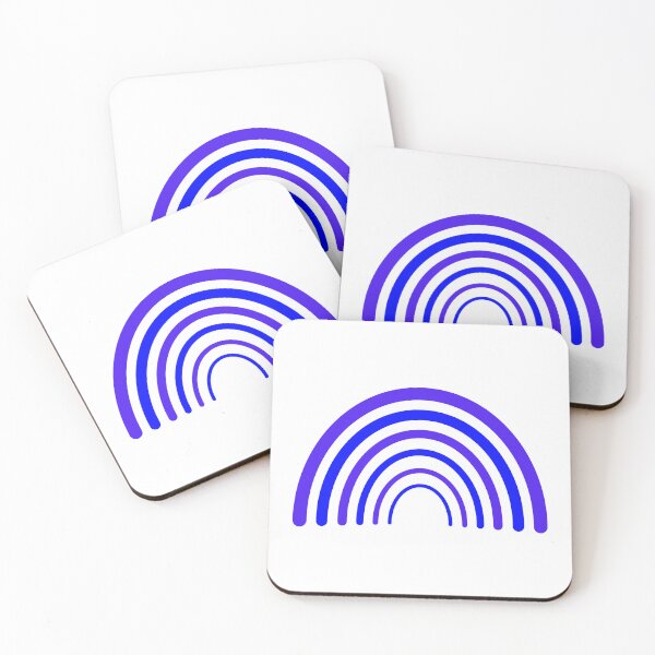 Item preview, Blue and purple organic rainbow  designed and sold by Inspirationmotivation.