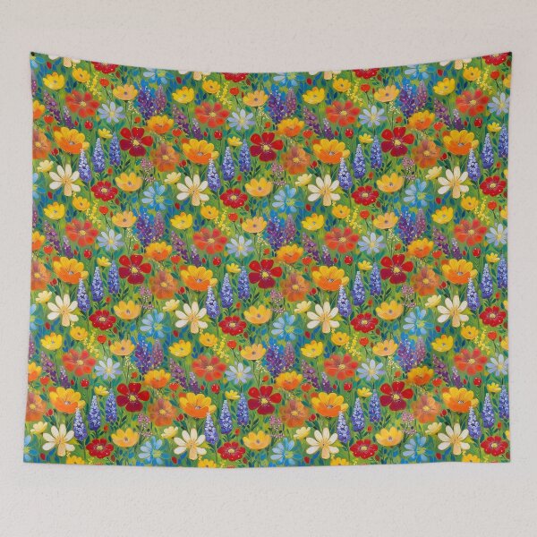 Item preview, Colorful flower patterns designed and sold by Motivburg.