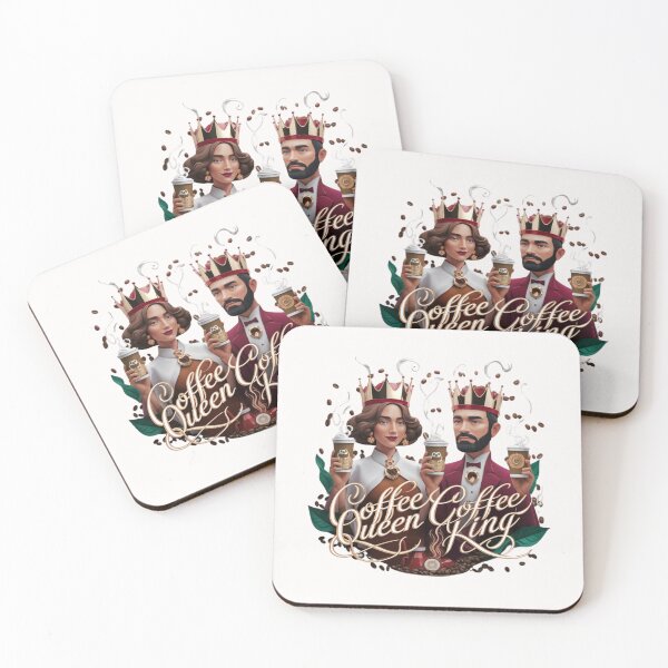 Item preview, Coffee Queen Coffee King designed and sold by deluxedigital1.