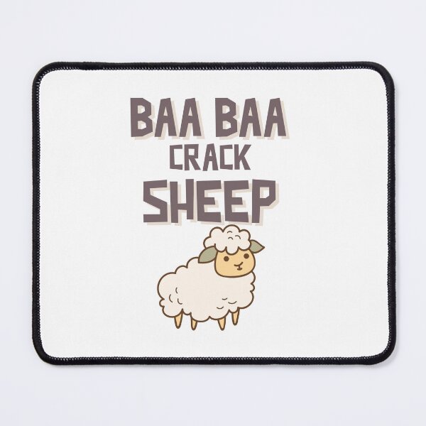 Item preview, Baa Baa Crack Sheep designed and sold by GrufTee.