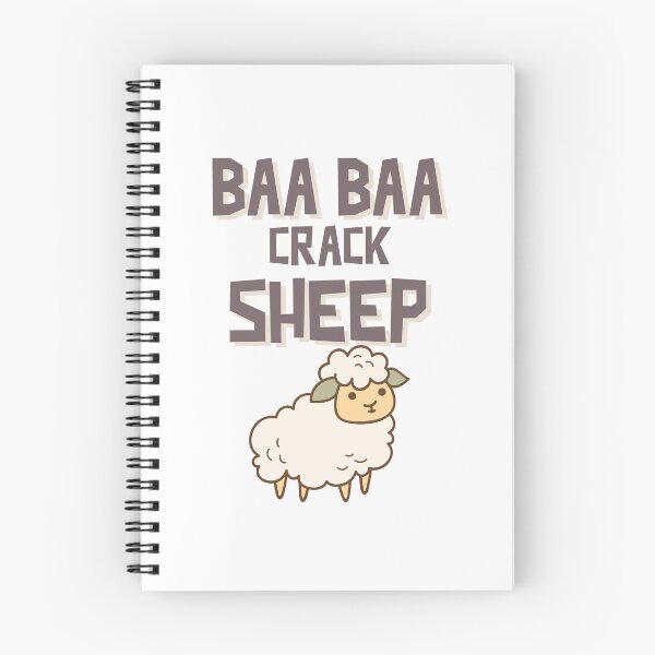 Item preview, Baa Baa Crack Sheep designed and sold by GrufTee.