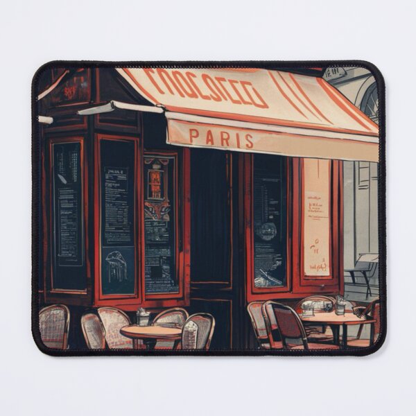Item preview, “Vintage Paris Café: Classic Street Scene Art"….by Carraann designed and sold by CARRAANN.