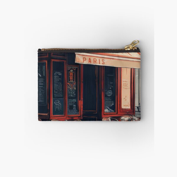 Item preview, “Vintage Paris Café: Classic Street Scene Art"….by Carraann  designed and sold by CARRAANN.